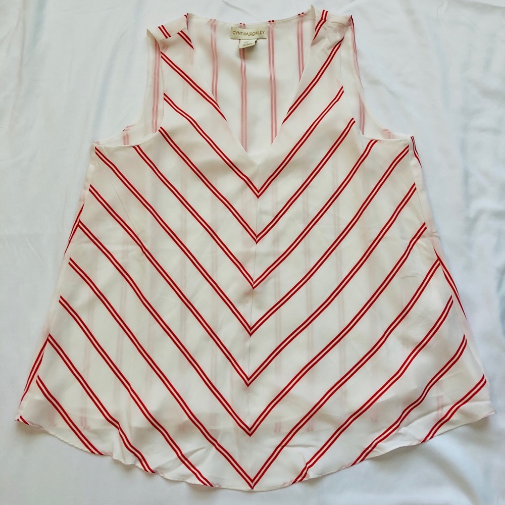 Striped Tank Top Blouse